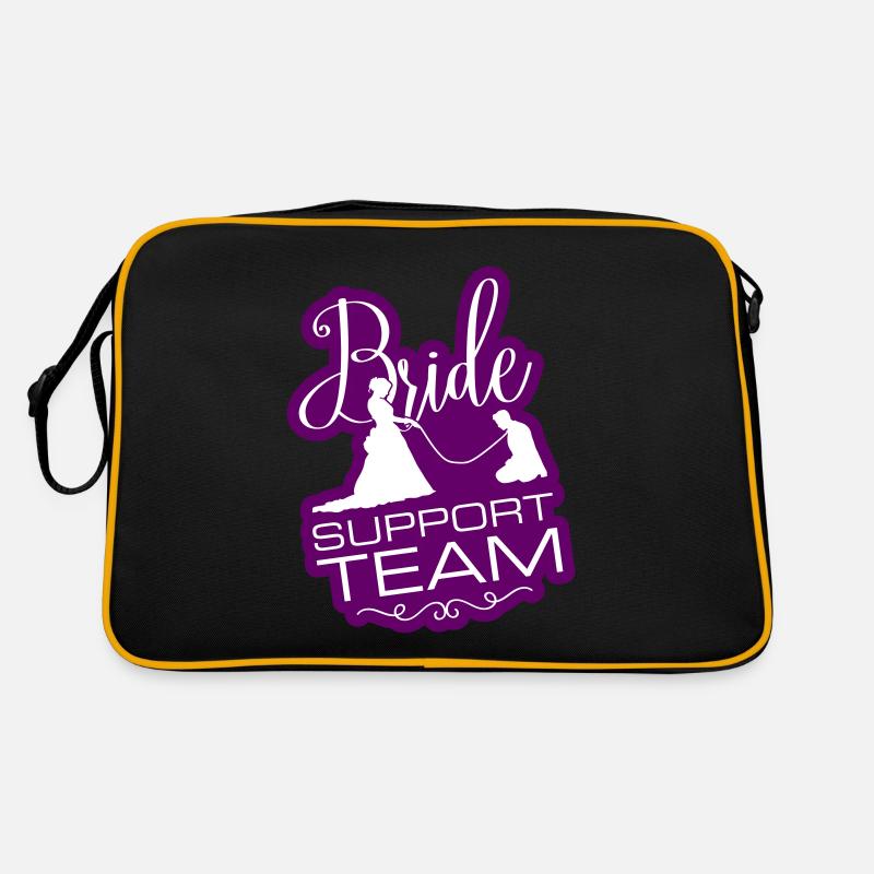 Bride Support Team Retro Bag