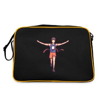 Marathonien - Sac Retro - noir/or - Dos