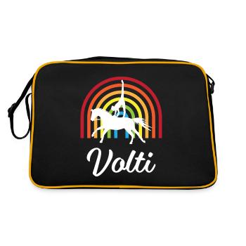 Volti Sports équestres Voltigieren Arc-en-ciel - Sac Retro - noir/or - Dos