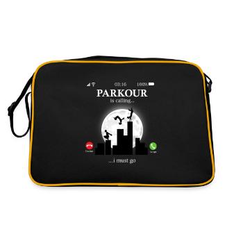Parkour - Sac Retro - noir/or - Dos