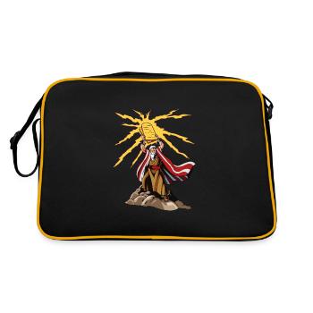 Religion Golden Commandments - Retro Bag - black/gold - Back