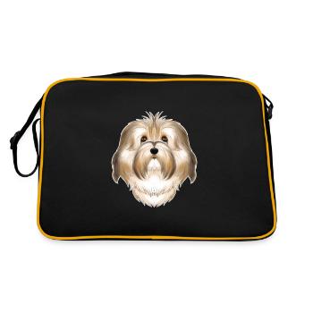 Amant havanais I Amoureux des chiens I Havanais - Sac Retro - noir/or - Dos