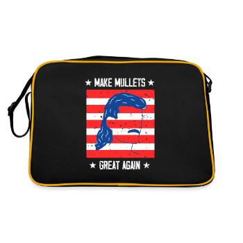 Humour politique I Cheveux de mulet Je fais des mulets - Sac Retro - noir/or - Dos