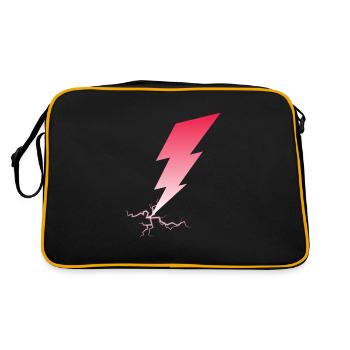 Éclairs I Thunderbolt I Lightning - Sac Retro - noir/or - Dos