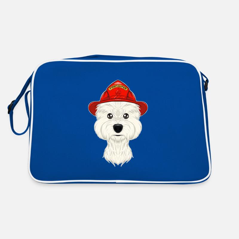 Pompier West Highland Terrier Canine I Sac Retro