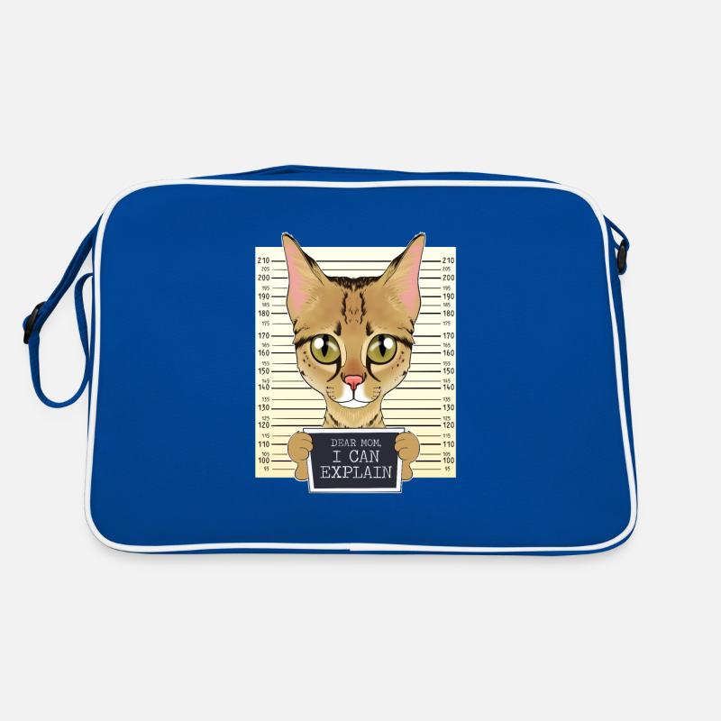Savannah Cat Mom - Dear Mom I Can Explain Retro Tasche