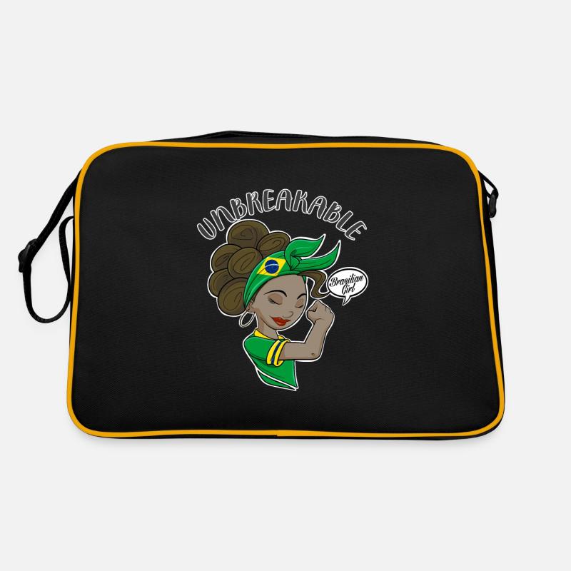 Fille brésilienne incassable I Héritage brésilien Sac Retro