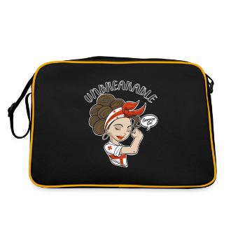 Fille géorgienne incassable I Héritage géorgien I - Sac Retro - noir/or - Dos