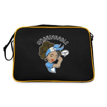 Fille guatémaltèque Incassable I Patrimoine Guatemala - Sac Retro - noir/or - Dos
