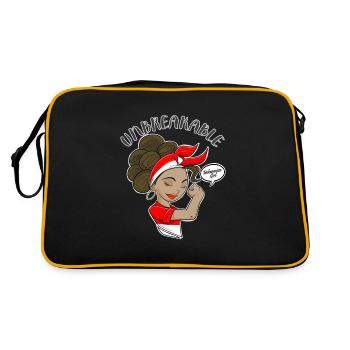 Fille indonésienne Incassable I Héritage Indonésie - Sac Retro - noir/or - Dos