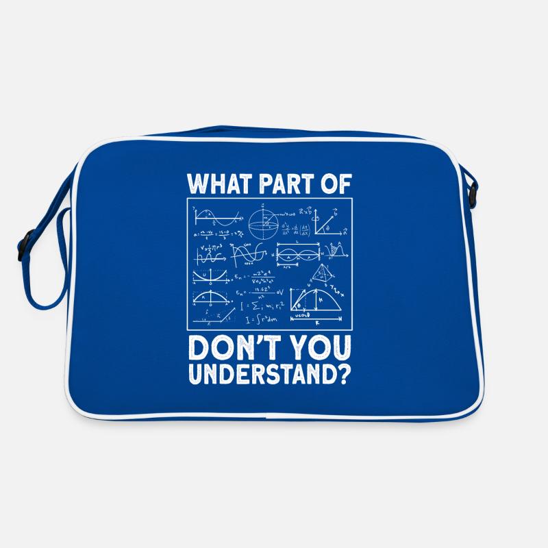 Welchen Teil von hast du nicht verstanden Mathe Retro Tasche