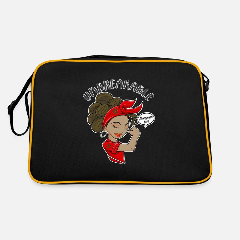 Moroccan Girl Unbreakable I Moroccan Heritage I Retro Tasche