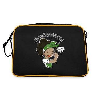 Pakistani Girl Unbreakable Pakistani Heritage - Retro Bag - black/gold - Back