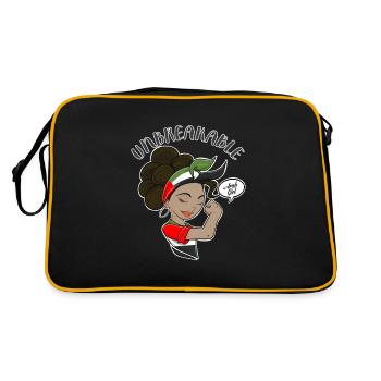 Arab Girl Unbreakable I Heritage United Arab - Retro Bag - black/gold - Back