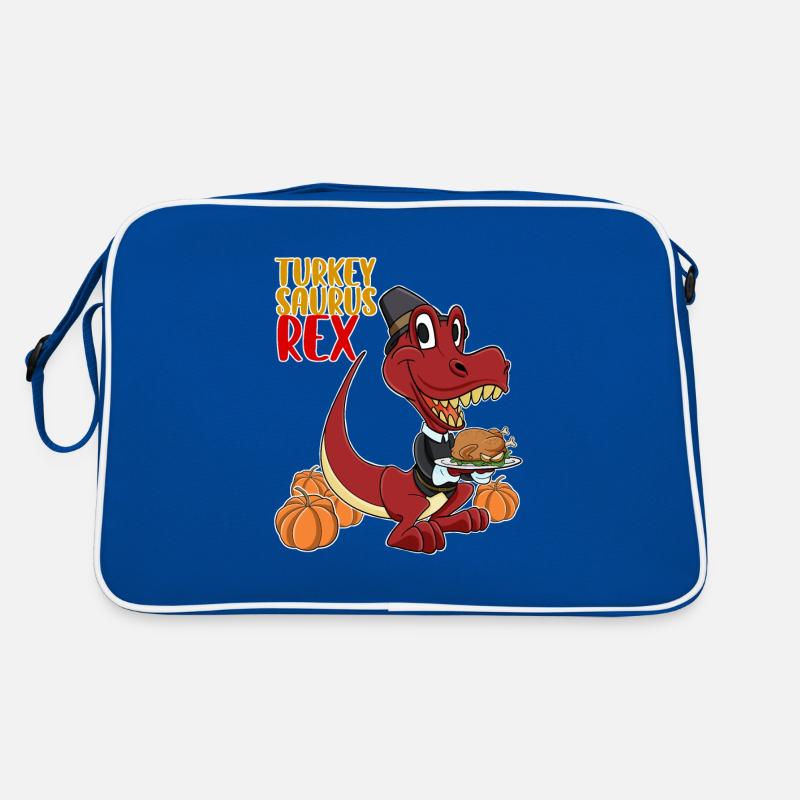 Turquie Saurus Rex I TRex Pilgrim Hat I Dinosaure Sac Retro