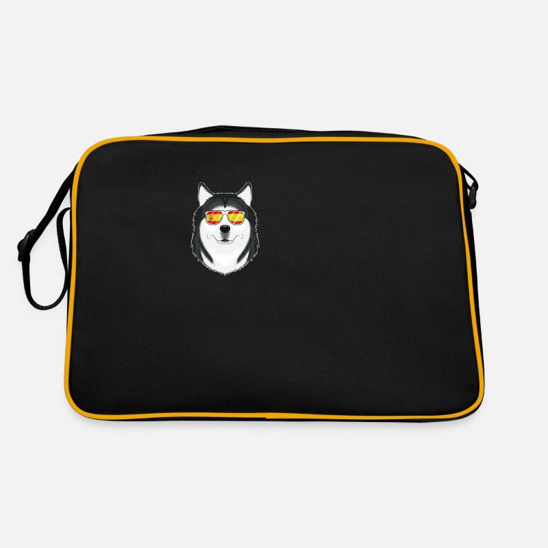 Husky I Spain Sunglasses I Spanish Flag Retro Bag