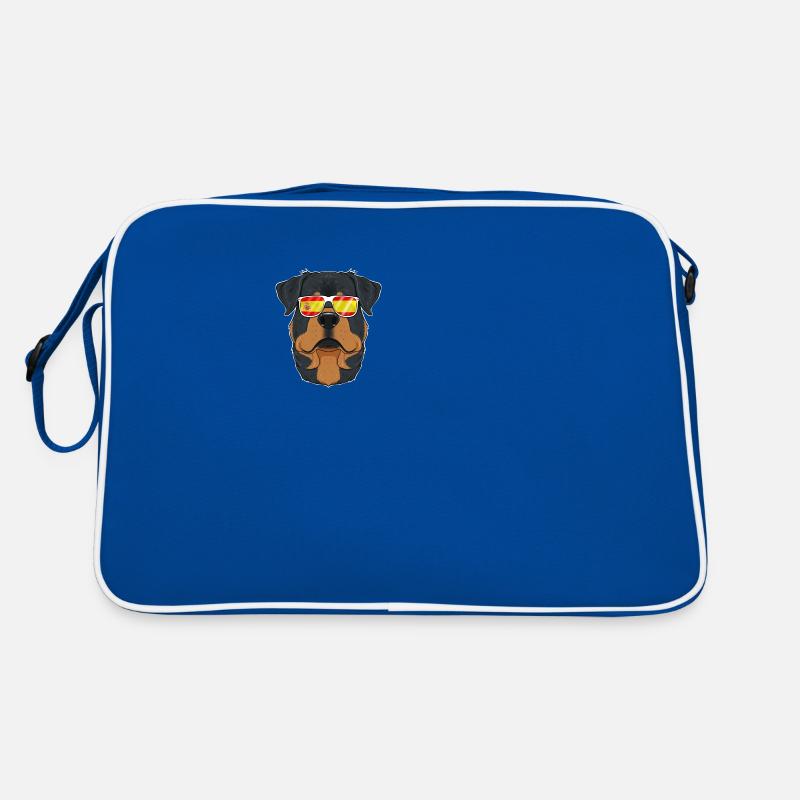 Rottweiler I Espagne Lunettes de soleil I Drapeau espagnol Sac Retro