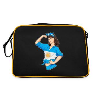 Argentine Fille Incassable I Patrimoine Argentine - Sac Retro - noir/or - Dos