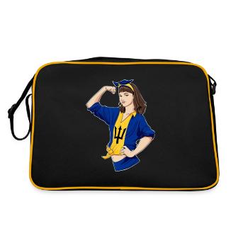 Barbados Girl Unbreakable I Patrimoine de la Barbade - Sac Retro - noir/or - Dos