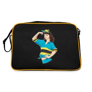 Bahamas Girl Unbreakable I Bahamas Heritage I - Sac Retro - noir/or - Dos