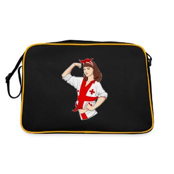Fille géorgienne incassable I Héritage géorgien I - Sac Retro - noir/or - Dos