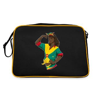 Grenada Girl Unbreakable I Grenada Heritage I - Retro Bag - black/gold - Back