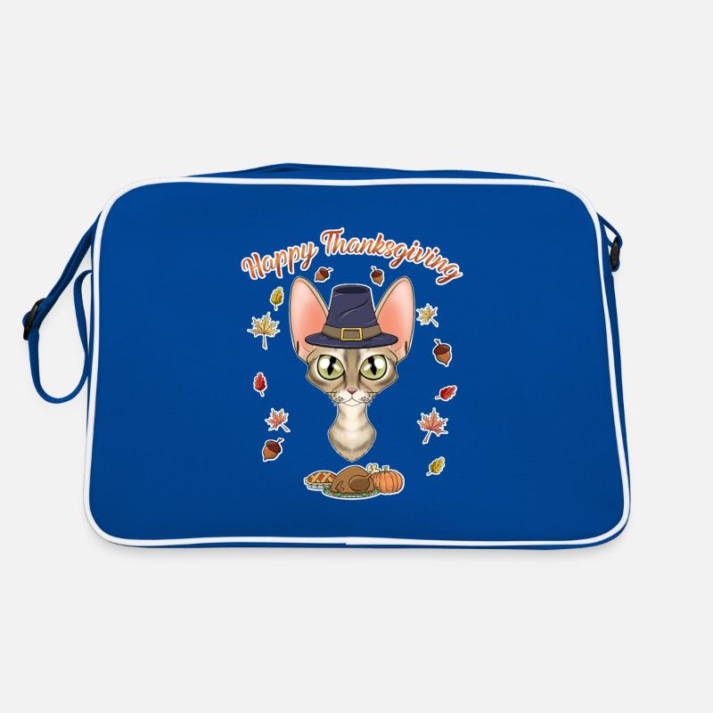 Devon Rex Cat Lover I Joyeux Thanksgiving Sac Retro