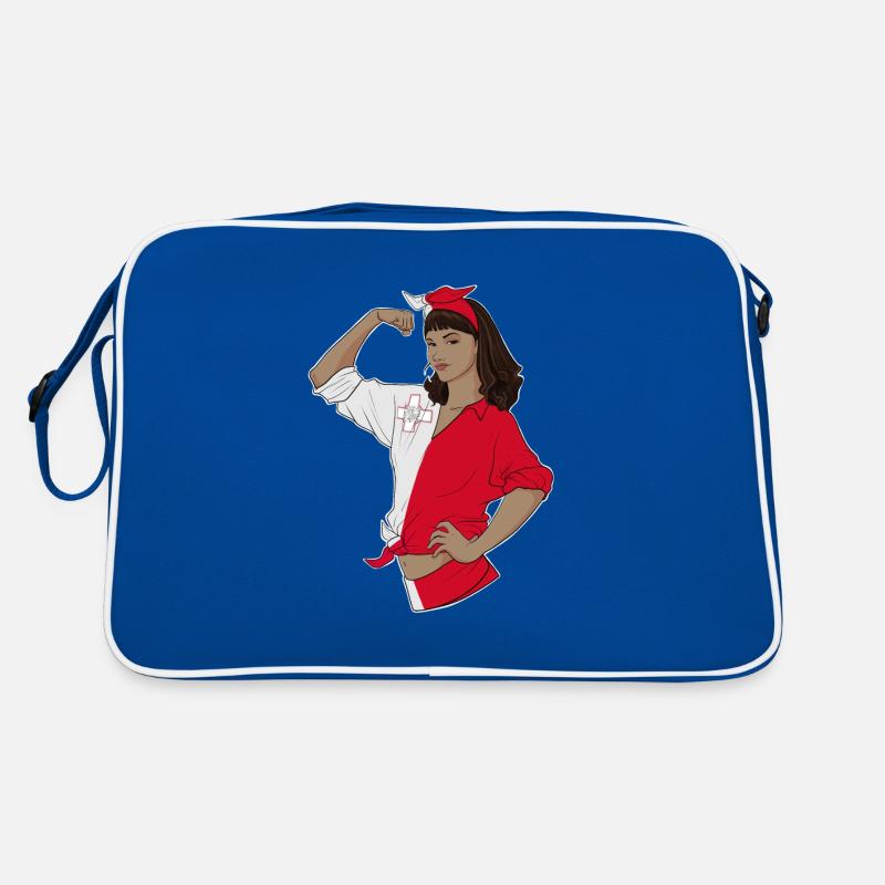 Fille maltaise incassable I Héritage maltais I Sac Retro