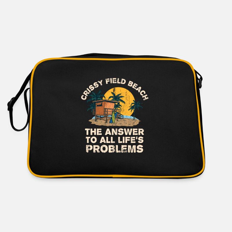 Crissy Field Beach Answer To All Life's Problems Retro Bag