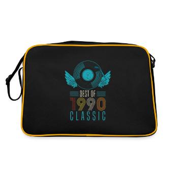 Best of 1990 Classic 32nd Birthday Record - Sac Retro - noir/or - Dos