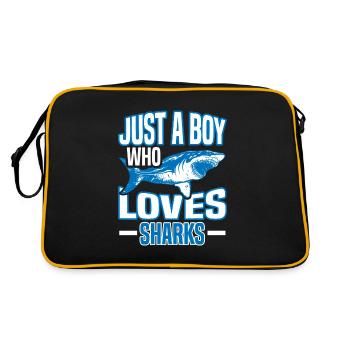 Requins - Sac Retro - noir/or - Dos
