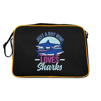 Requins - Sac Retro - noir/or - Dos