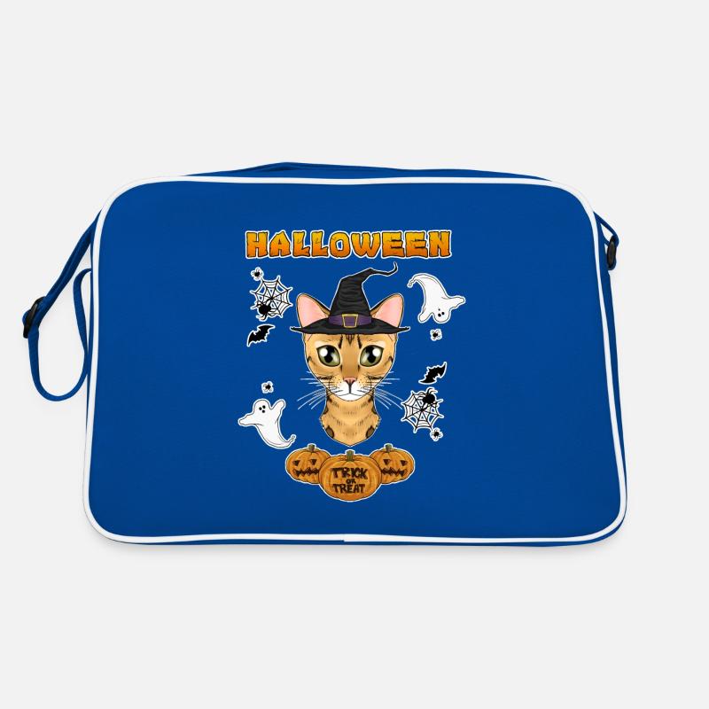 Bengal Cat Lover I Joyeux Halloween Sac Retro