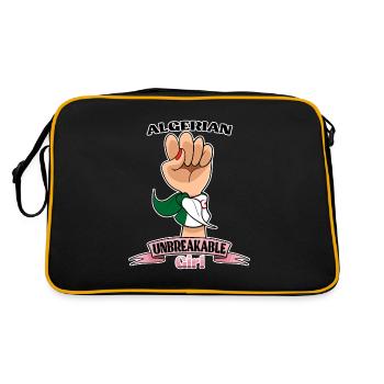 Fille algérienne incassable I Patrimoine algérien I - Sac Retro - noir/or - Dos