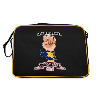 Barbados Girl Unbreakable I Patrimoine de la Barbade - Sac Retro - noir/or - Dos