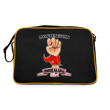 Montenegrin Girl Unbreakable I Heritage - Retro Bag - black/gold - Back