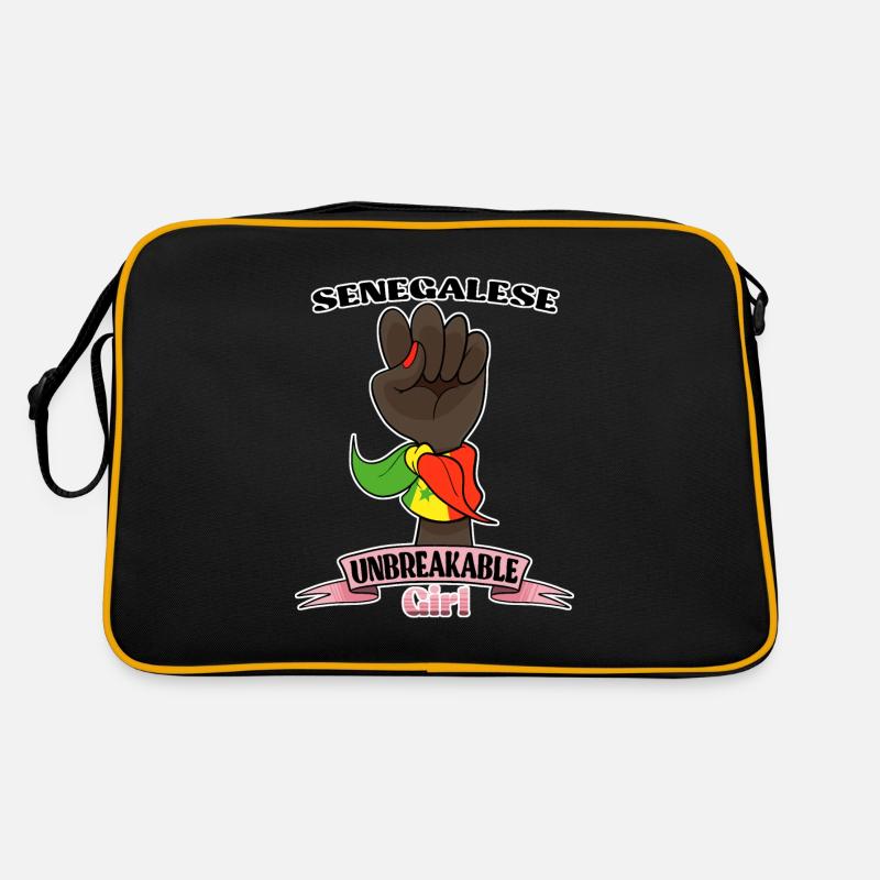 Fille sénégalaise Unbreakable Héritage sénégalais Sac Retro
