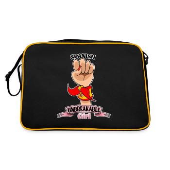 Fille espagnole incassable I Héritage espagnol I - Sac Retro - noir/or - Dos