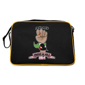Arab Girl Unbreakable I Heritage United Arab - Retro Bag - black/gold - Back