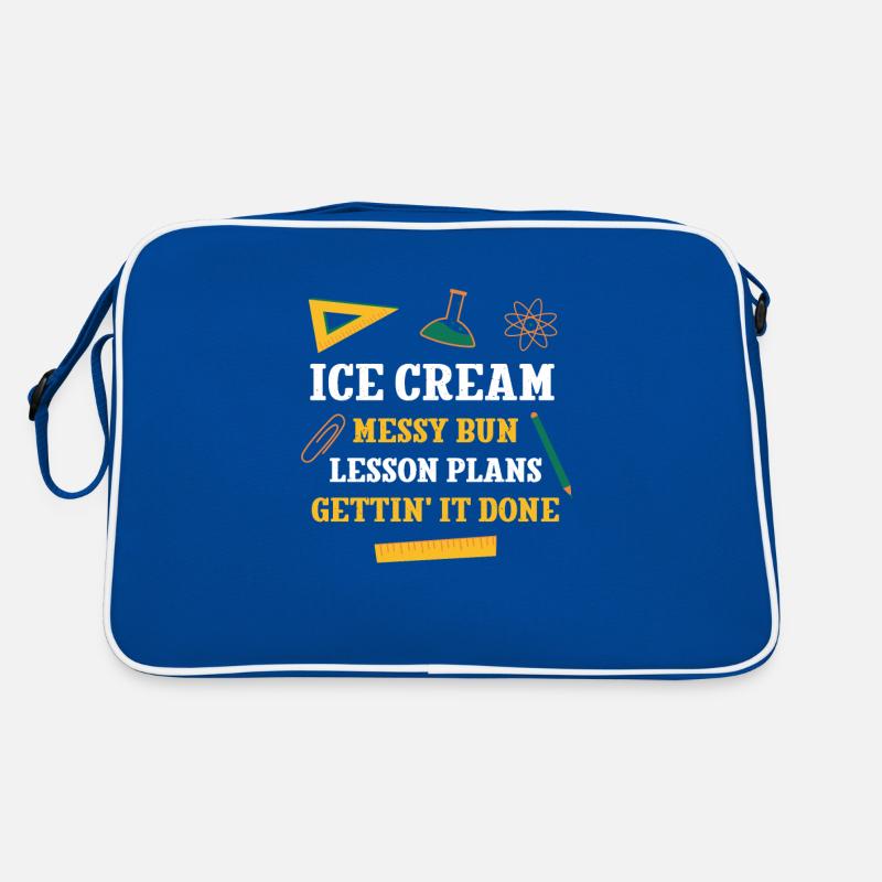 Crème glacée En désordre Bun Plans de leçon Drôle Professeur Sac Retro