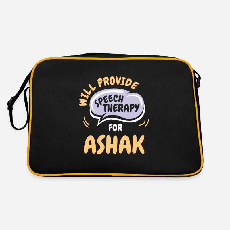 Provide Speech Therapy for Ashak Funny Speech Retro Tasche