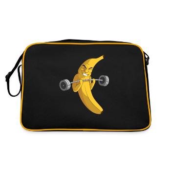 Gym Muscles Musculation Musculation - Sac Retro - noir/or - Dos
