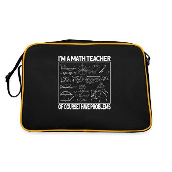 Mathématiques - Sac Retro - noir/or - Dos