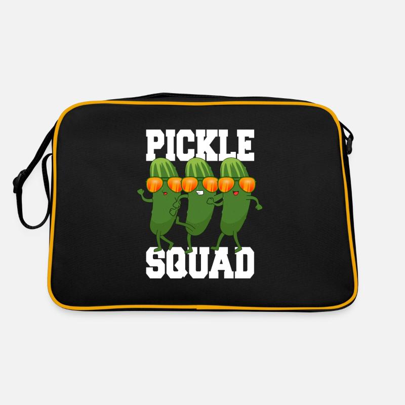 dancing cucumbers dabbing cucumber vegetables Retro Bag