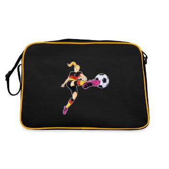 Équipe d’Allemagne de football I Football Allemagne - Sac Retro - noir/or - Dos