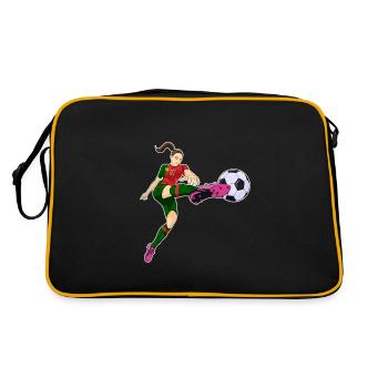 Équipe du Portugal de football I Football Portugal - Sac Retro - noir/or - Dos