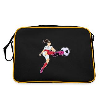 Équipe de Pologne de football I Football Pologne - Sac Retro - noir/or - Dos