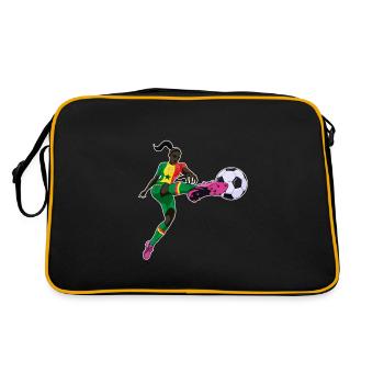 Senegalese National Soccer Team I Football Senegal - Retro Bag - black/gold - Back