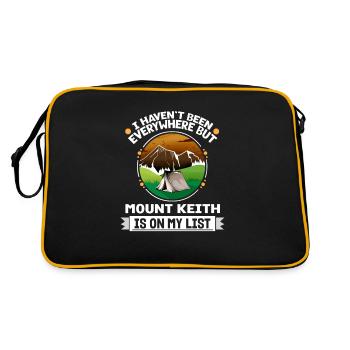 Le mont Keith est sur ma liste Randonneur Camping Randonneur - Sac Retro - noir/or - Dos