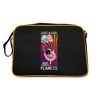 Astronautes de Planet Girl Ballerina - Sac Retro - noir/or - Dos